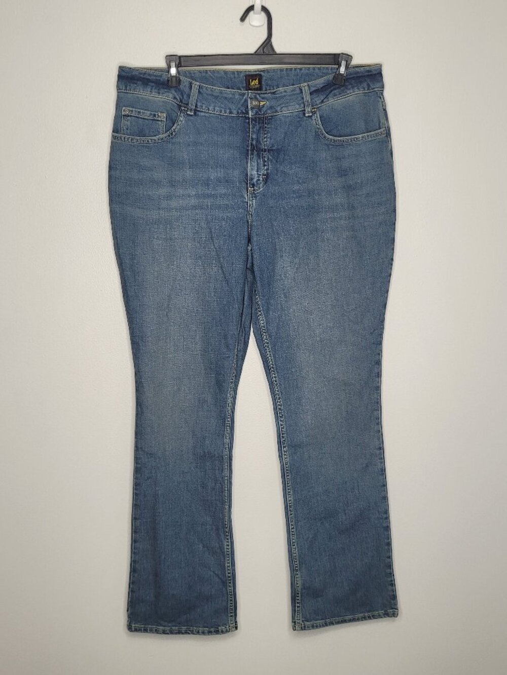 Lee blue bootcut midrise rodeo western plus size jeans 20w long NWT
